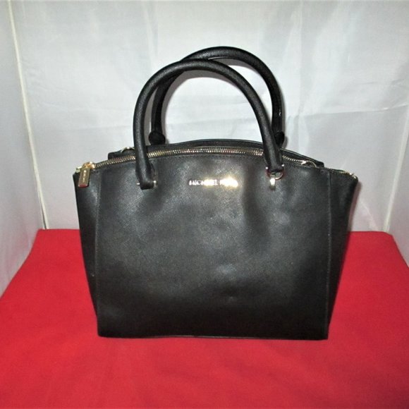 Michael Kors Ellis Saffiano Leather Satchel - Picture 2 of 13